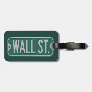 Wall streetbagagemärkre bagagebricka