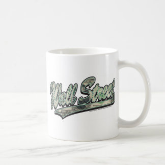 Wall streetbaseball skrivar, storfinans kaffemugg