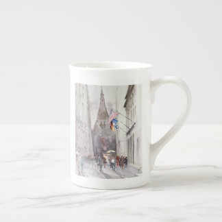 Wall streetkaffemugg benporslin mugg