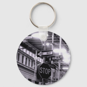 Wall streetkeychain nyckelring