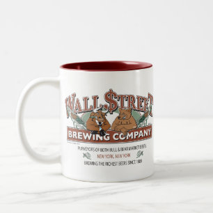 WALL-STRRET-BREWING- Två-Tonad MUGG