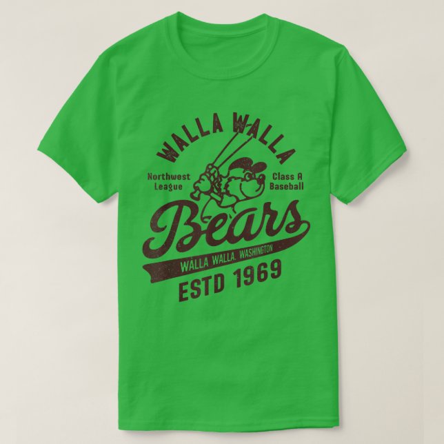 Walla Walla Bear Estd 1969 T Shirt (Design framsida)