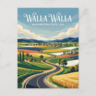 Walla Walla Valley USA Vykort