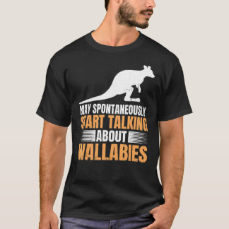 Wallaby Kangaroo-citat för en vallaby Kangaroo Exp T Shirt