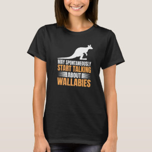 Wallaby Kangaroo-citat för en vallaby Kangaroo Exp T Shirt
