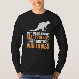 Wallaby Kangaroo-citat för en vallaby Kangaroo Exp T Shirt