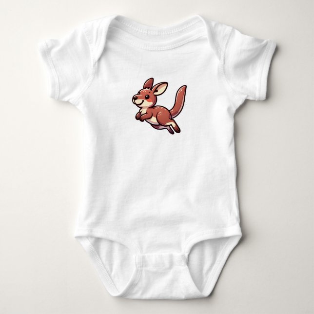 Wallaby-uppskattning T Shirt (Framsida)