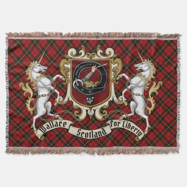Wallace Clansmärke & Tartan Filt (Framsidan)