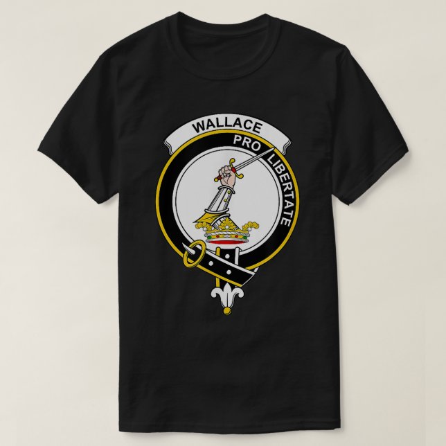 Wallace Coat of Arms  Family Crest  T Shirt (Design framsida)