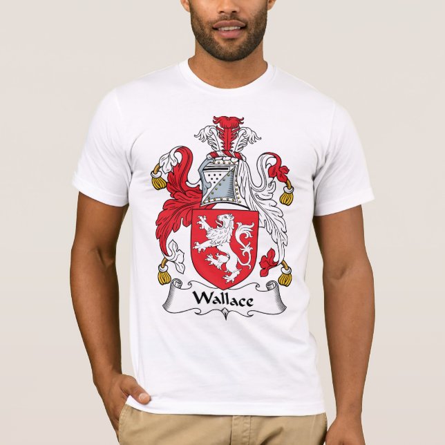 Wallace familjvapensköld tee shirt (Framsida)