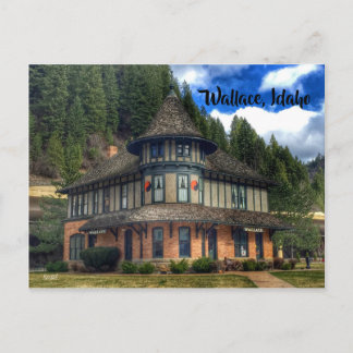 Wallace Idaho Depot Museum Vykort