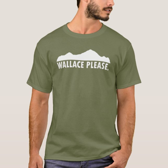 Wallace Idaho Snälla T Shirt (Framsida)