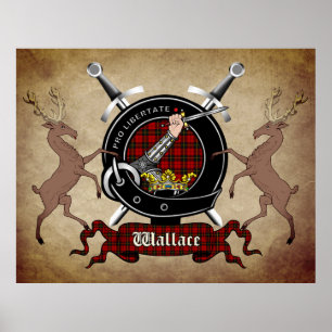 Wallace Klan Badge Extra Large Poster
