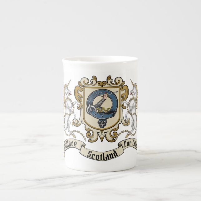 Wallace Klan Badge & Motto Benporslin Mugg (Framsidan)