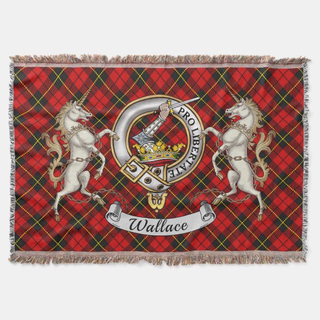 Wallace Klan Badge & Tartan Filt (Framsidan)