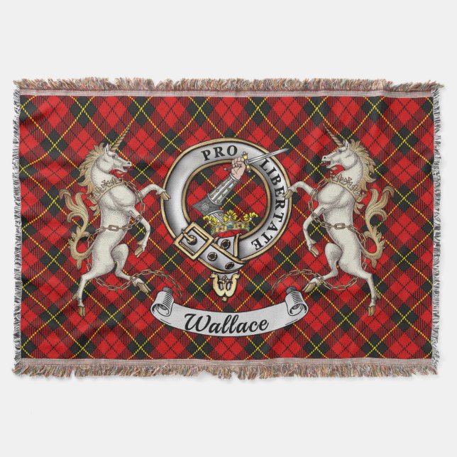 Wallace Klan Badge & Tartan Filt (Framsidan)