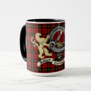 Wallace Klan Badge & Tartan Mugg