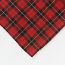 Wallace Klan Classic Red och Black Tartan