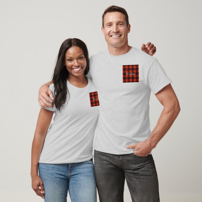 Wallace klan Play Scottish tartan Tee (Unisex)