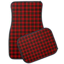 Wallace Klan Red och Black Tartan