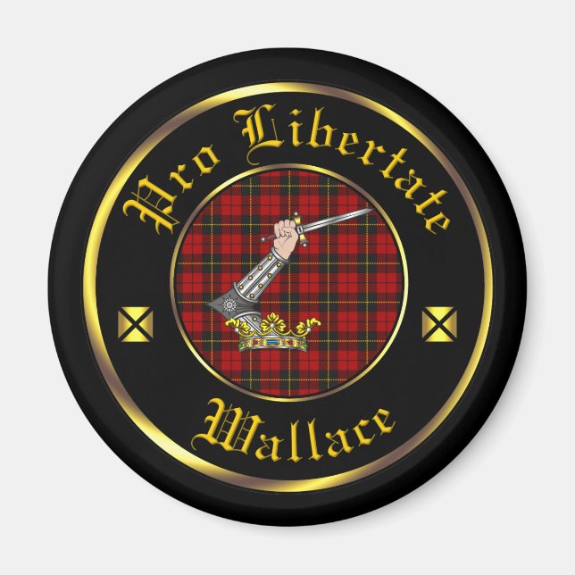 Wallace Klan & Tartan Magnet (Framsidan)