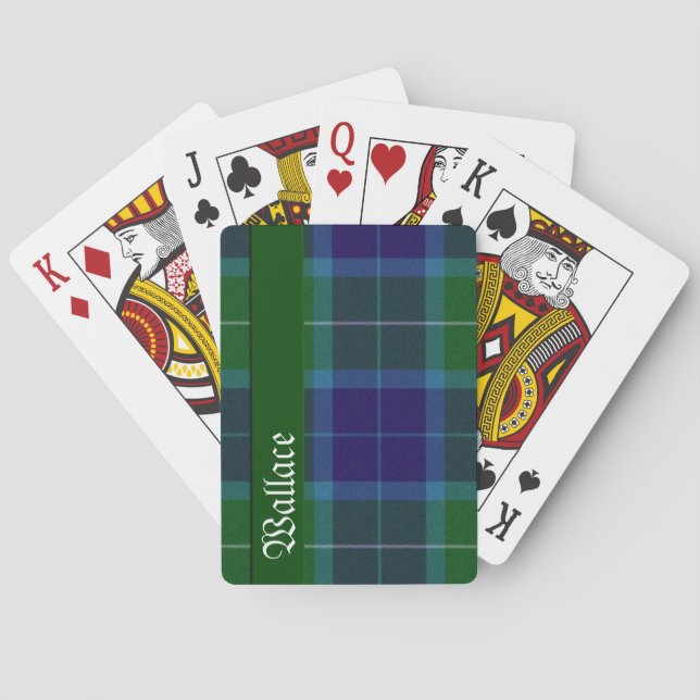 Wallace Klan Tartan Play Cards Kortlek (Baksidan)