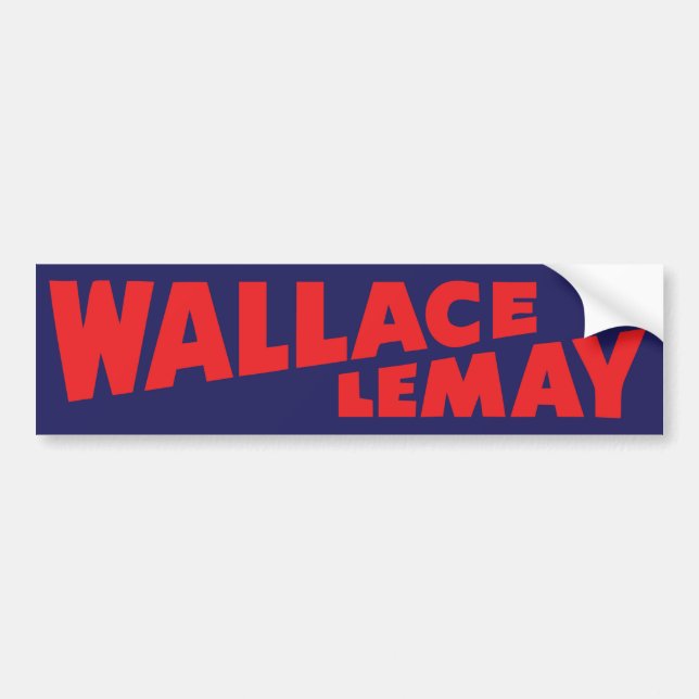 Wallace Lemay vintagebildekal 1968 Bildekal (Framsidan)