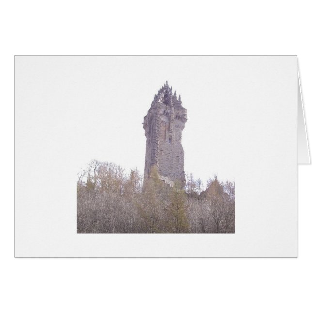 Wallace Monument Hälsningskort (Framsidan Horizontal)