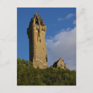 Wallace Monument som stiftar Skottland Vykort