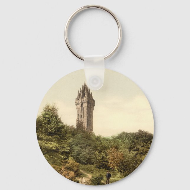 Wallace Monument, Stirling, Skottland Nyckelring (Framsida)