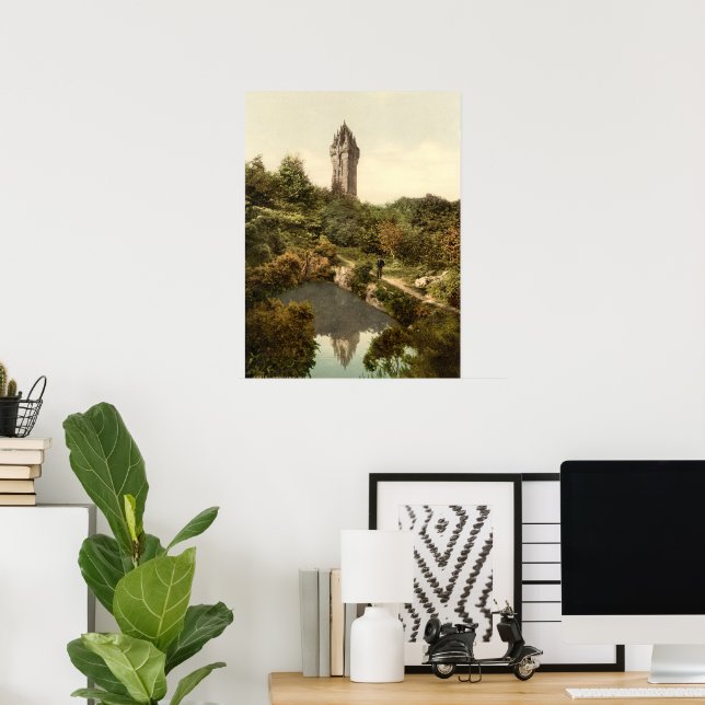 Wallace Monument, Stirling, Skottland Poster (Hemmakontoret)