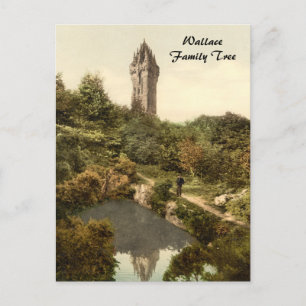 Wallace Monument, Stirling, Skottland Vykort
