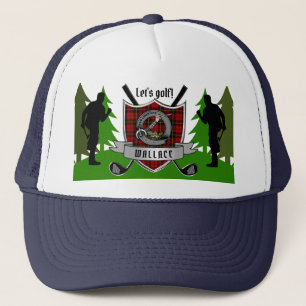 Wallace Personlig Klan Badge Golf Keps