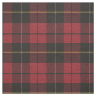 Wallace Red Weasted Original Scottish Tartan Tyg