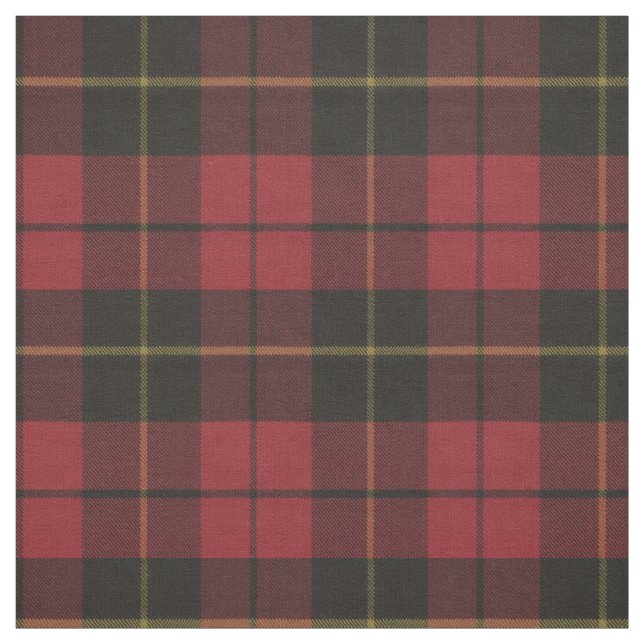Wallace Red Weasted Original Scottish Tartan Tyg (Provkarta)