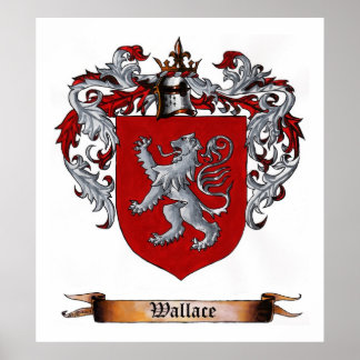 Wallace Shield of Arm Poster