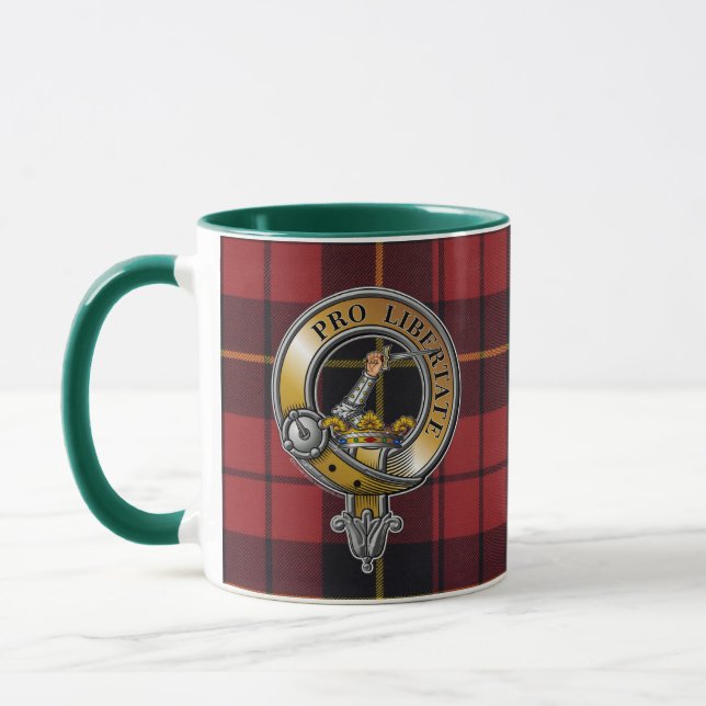 Wallace Tartan & Badge Mugg (Vänster)