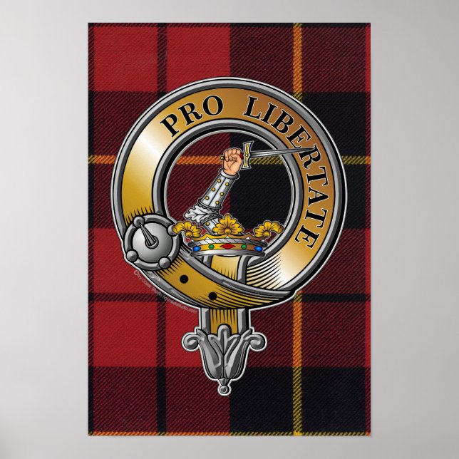 Wallace Tartan & Badge Poster (Framsidan)