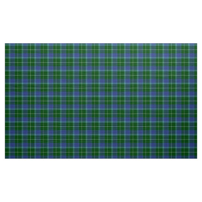 Wallace Tartan Blue Grönt Play Fabric Tyg (Yard)
