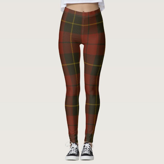 Wallace Tartan Klan Play Leggings (Framsida)