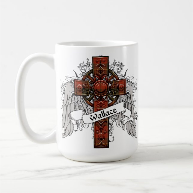 Wallace Tartan Kor Kaffemugg (Vänster)
