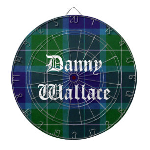 Wallace Tartan Play Anpassningsbar Dart Board Darttavla