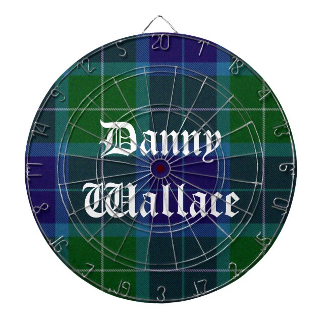 Wallace Tartan Play Anpassningsbar Dart Board Darttavla (Framsidan)