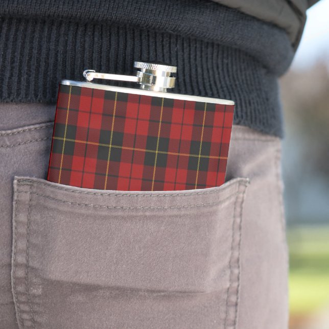 Wallace Tartan Skotsk Klanskötsel Plaid Fickplunta (In Situ)