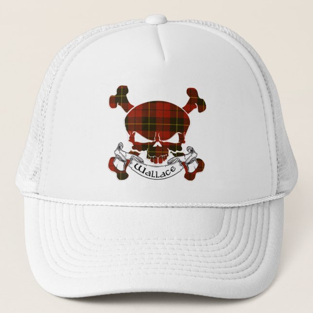 Wallace Tartan Skull Keps (Framsida)
