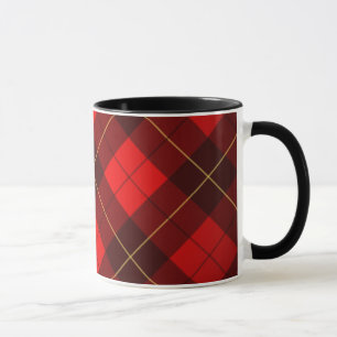 Wallace tartanbakgrund mugg