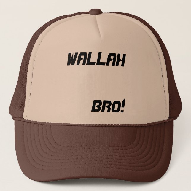Wallah Bro! Hatt Truckerkeps (Framsida)