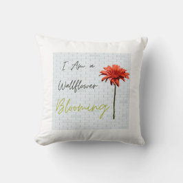 Wallblomma Blooming Dekorativ kudde