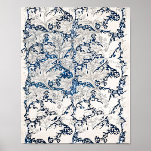 Wallblomman Mönster 1890 av William Morris Poster