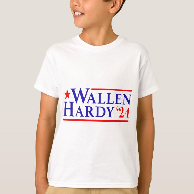Wallen Hardy 24 Westerna musikfestivaler i Land Lo T Shirt (Framsida)